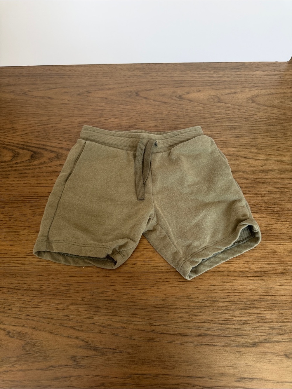 H&M Olive Green Kids Drawstring Shorts